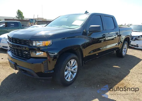 2021 Chevrolet Silverado 1500 2Wd Short Bed Custom из США, поврежденный, VIN 3GCPWBEK9MG126345